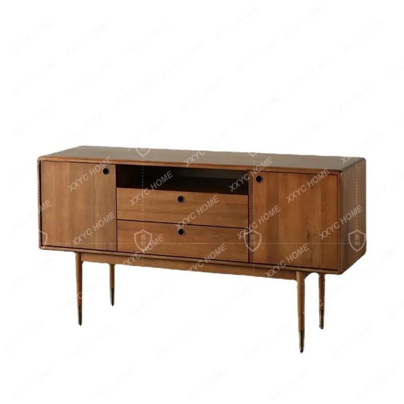 Dining Cabinet Antique Style Solid Wood Entrance Cabinet Storage Cabinet Chest of Drawers Classic TV Cabinet