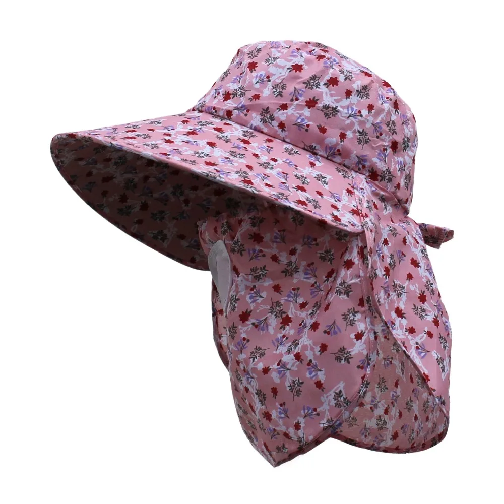 

Fashion Mesh Breathable Sun Hat Fordable Face Neck Protection Face Hood Hat Breathable Wide Brim Sunscreen Hat Summer