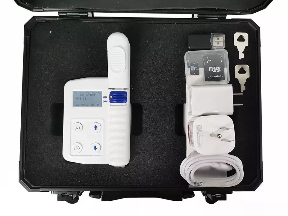 Chlorophyll Meter with 0.0-99.99SPAD Test Area 2mm*3mm for Chlorophyll Content 16GB  storage 85% relative humidity