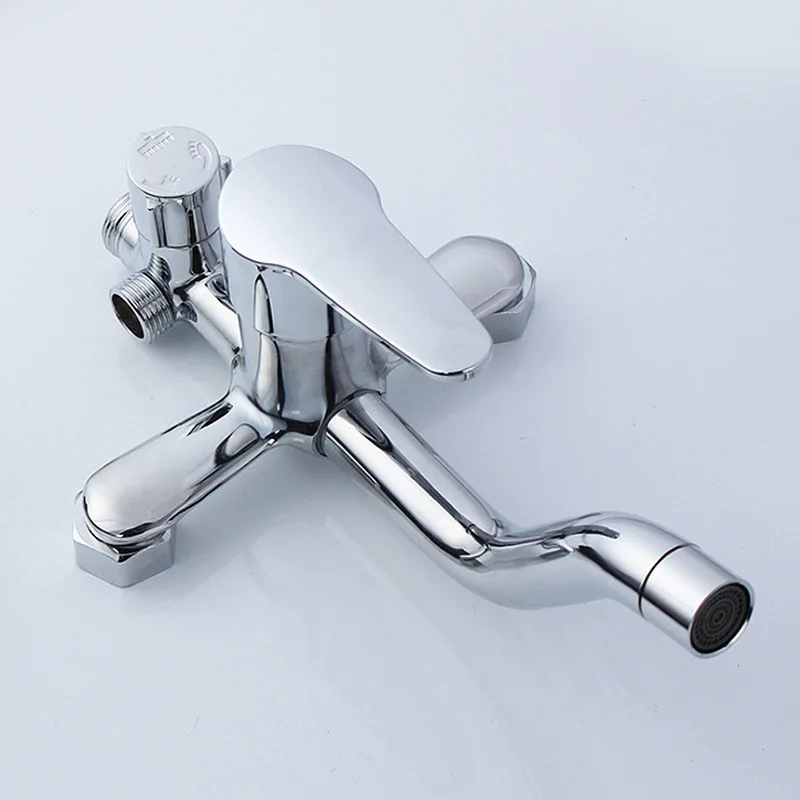

Shower faucet, bathroom concealed, three-step bathtub, Donald Duck faucet, cold and hot water faucet mixed