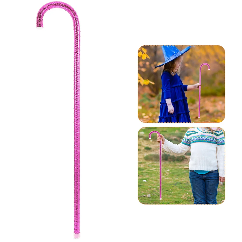 

2pcs Dance Cane Lightweight Pvc Costume Accessory Halloween Cosplay Prop Jazz Decorative Walking Stick Performance