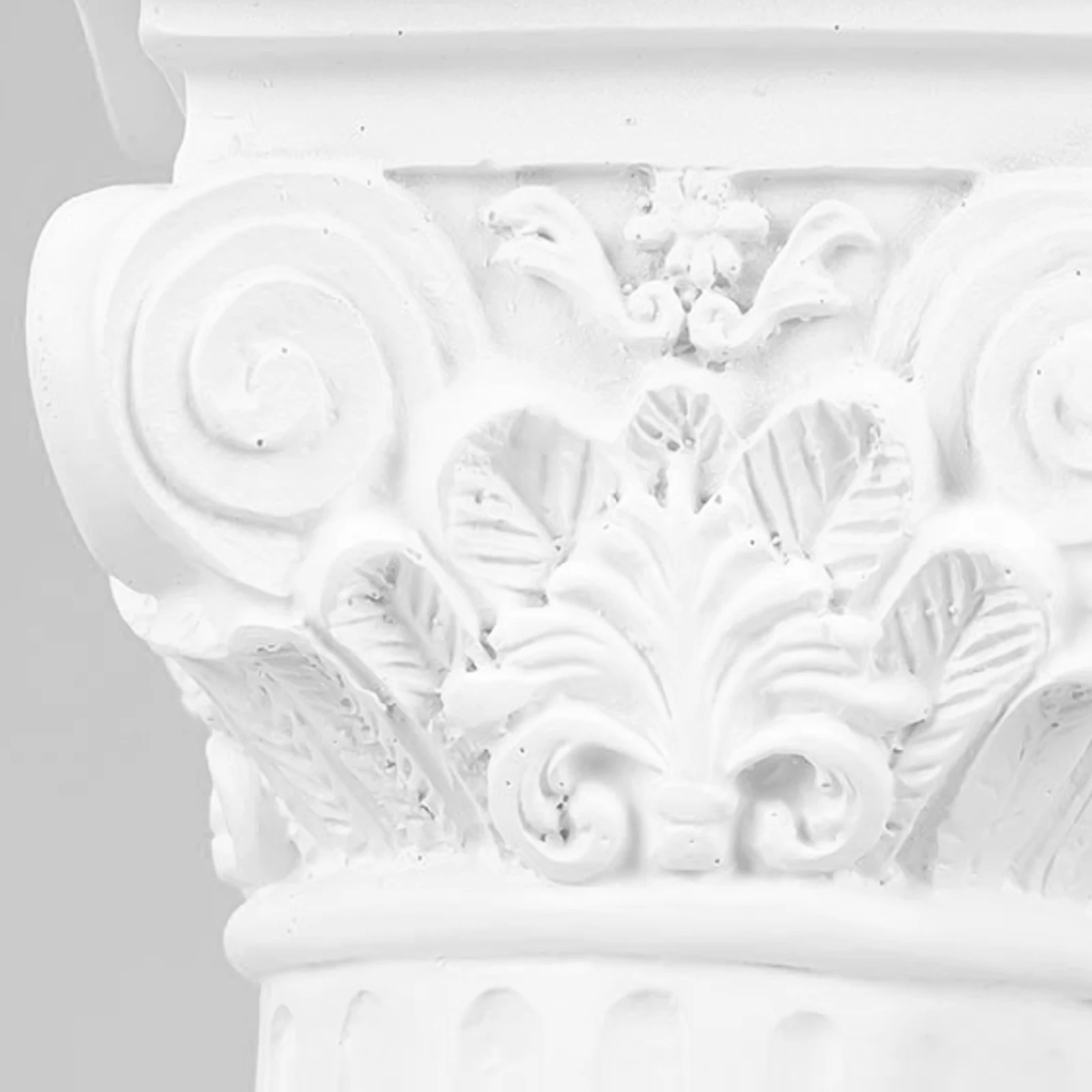 

1Pcs Roman Column Candleholder Delicate Resin Candlestick Stylish Home Adorn Warm Romantic Atmosphere Table Decor