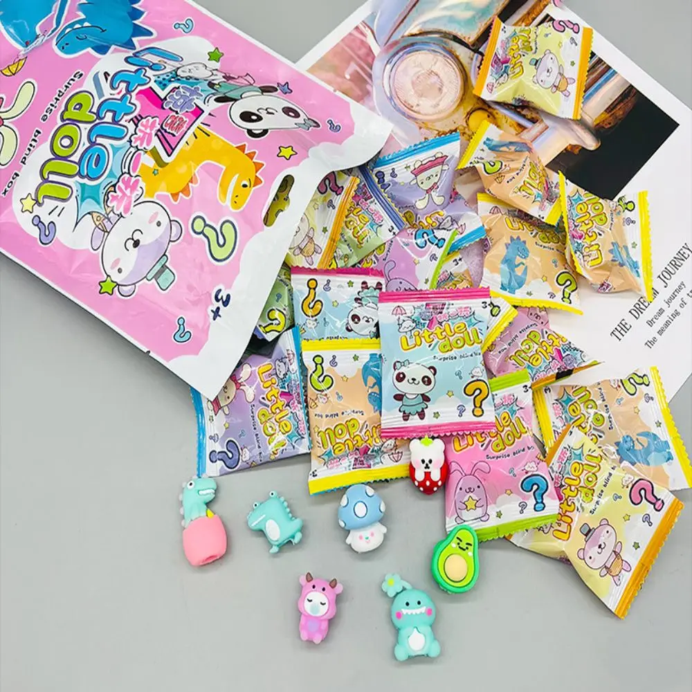 Fai da te Mini confezione indipendente borsa cieca dinosauro sorpresa scatola cieca stile casuale penna Kawaii Set giocattoli regali per la scuola