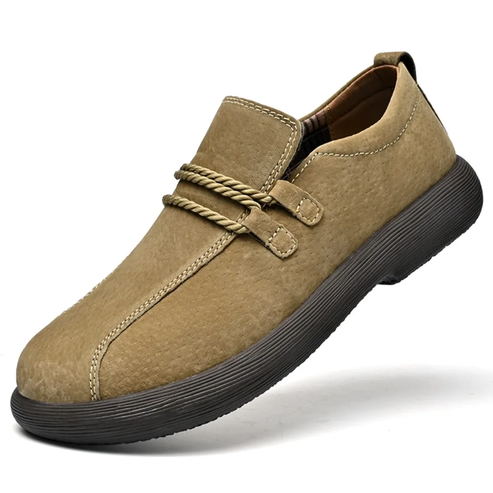 

Мужские повседневные туфли ручной работы 2026: комфортный минималистичный дизайн, для прогулок или офиса, высокое качество, для молодых мужчин