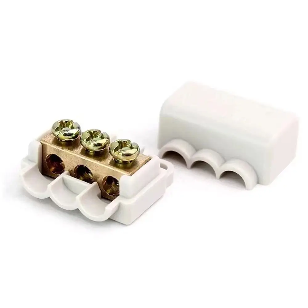Block Electrical Cable Junction Box Quick Wire Connector Terminal High Power Branch Terminal Block T-type Wiring Terminal