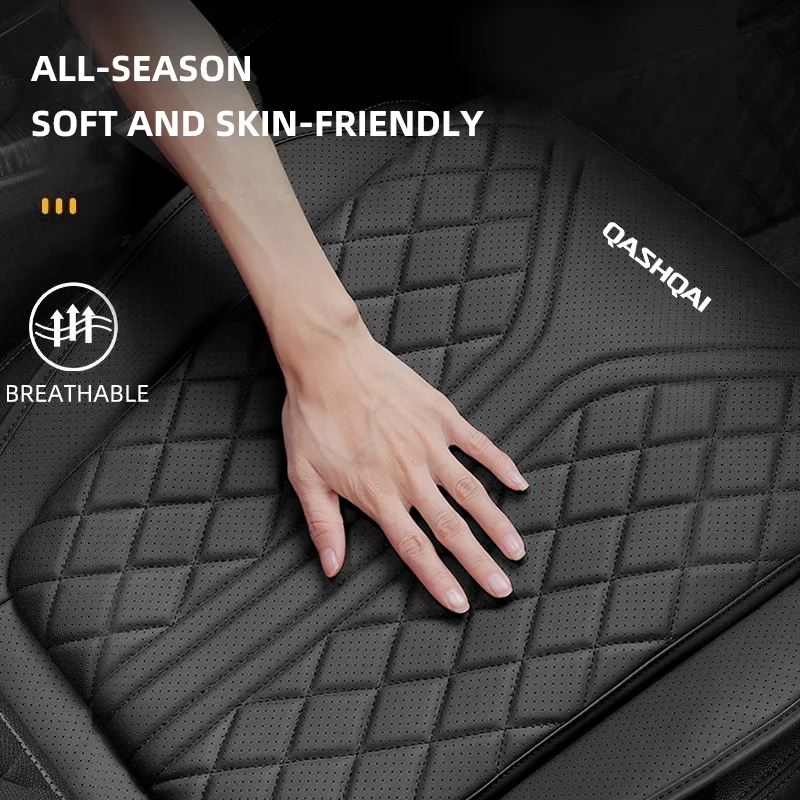 Car Seat Cushion Car Front/Rear Seat Cover Waist Cushion For Nissan Qashqai J10 J11 J12 Chair Pad Auto Interior Accessories view 5