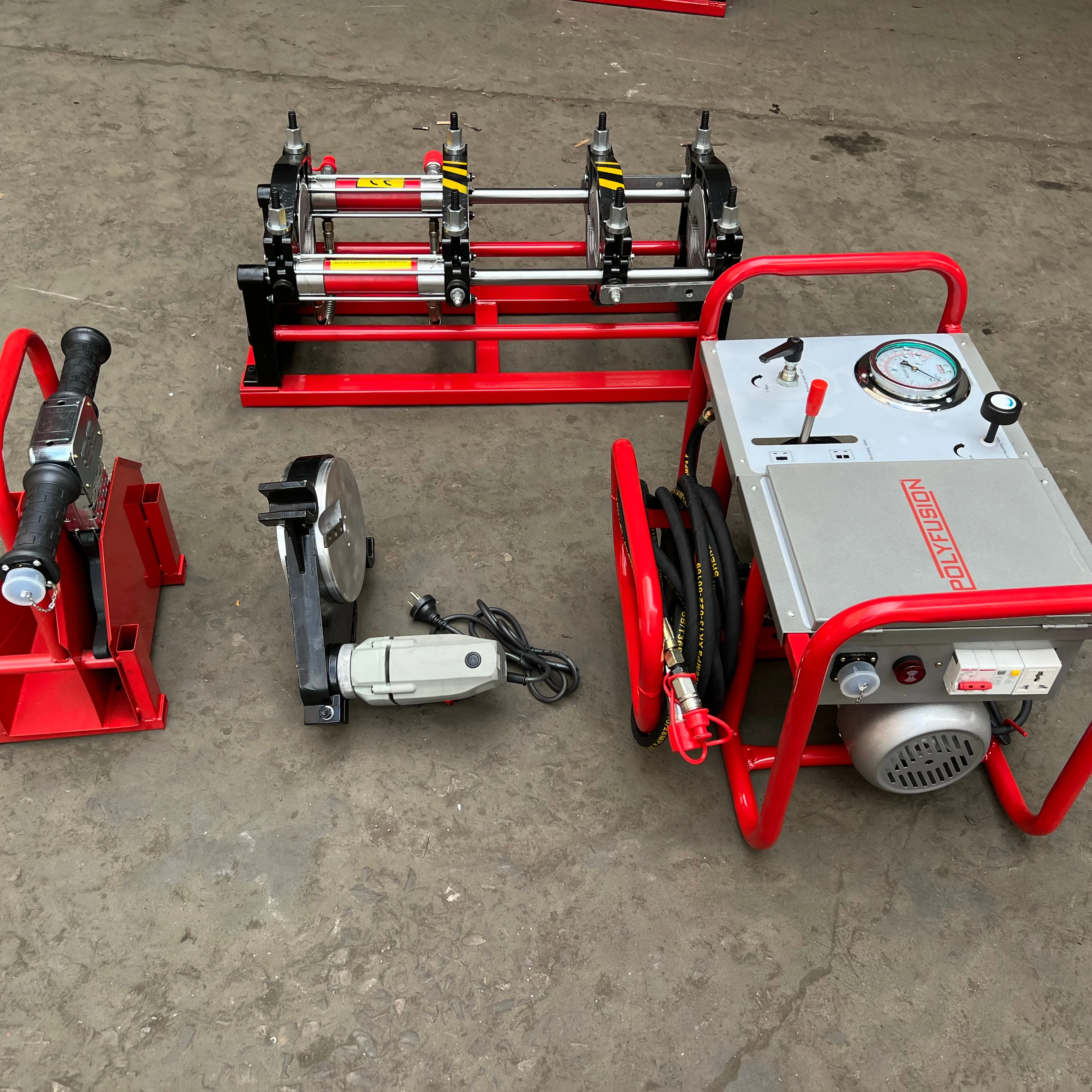315mm Polyethylene Hydraulic Semi Automatic Butt fusion Hdpe Pe Pipe Welding Machine for Polypropylene