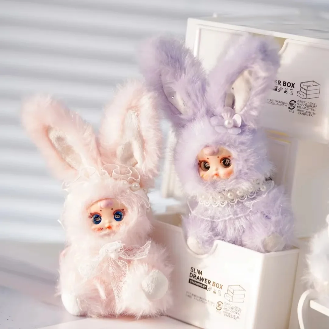 

Новая серия плюшевых игрушек-сюрпризов 2026 Mm Milk Candy Mini Rabbit: кролик, мягкая игрушка, кукла, подарок для вечеринки, украшение, брелок