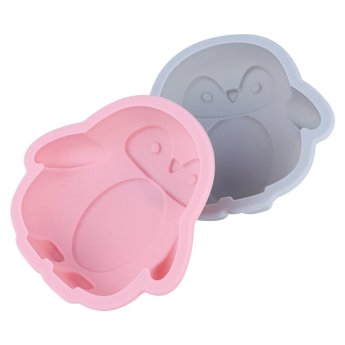 

2 Pcs Penguin Shape Silicone Cake Mold Baking Tools Cartoon Dessert Molds Oven Microwave Refrigerator Kitchen Accessories