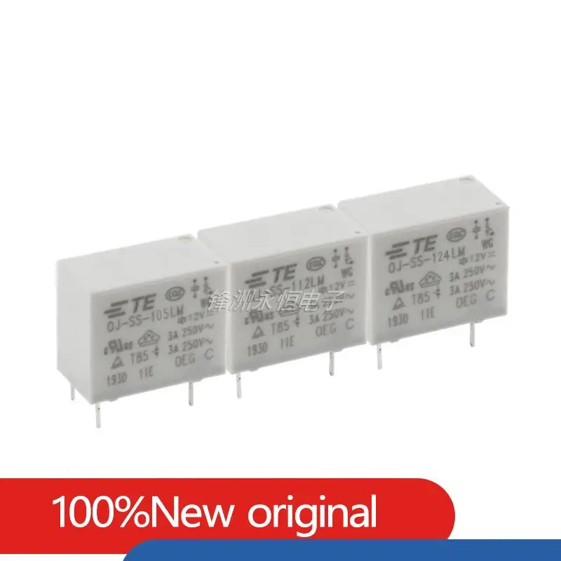 

5pcs/lot Original Power Relay OJ-SS-105LM OJ-SS-112LM OJ-SS-124LM 3A 4PIN Replaceable JZC-32F HF32F 5V 12V 24V Power relay