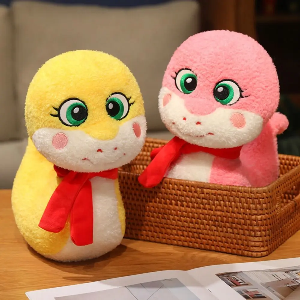 

Zodiacs Snake Snake Year Plush Toy Stuffed Doll Fluffy Cartoon Plush Animal Doll Cute Ins Lucky Snake Plushies Doll