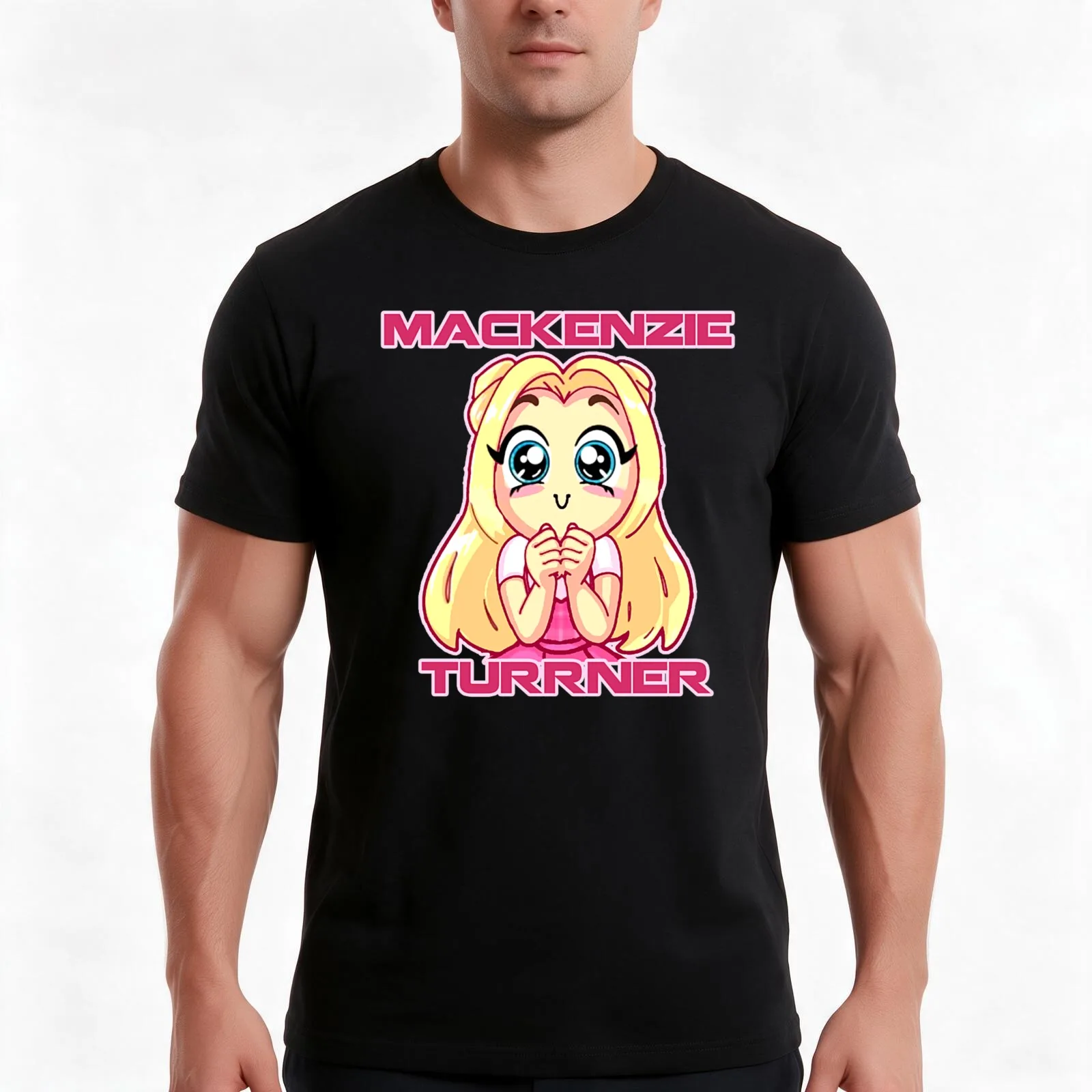 mackenzie Hey Cuties T-Shirt, Summer Casual Cotton Tee, Oversized Streetwear Tops, Vintage Graphic Print, Loose Fit Short Sleeve