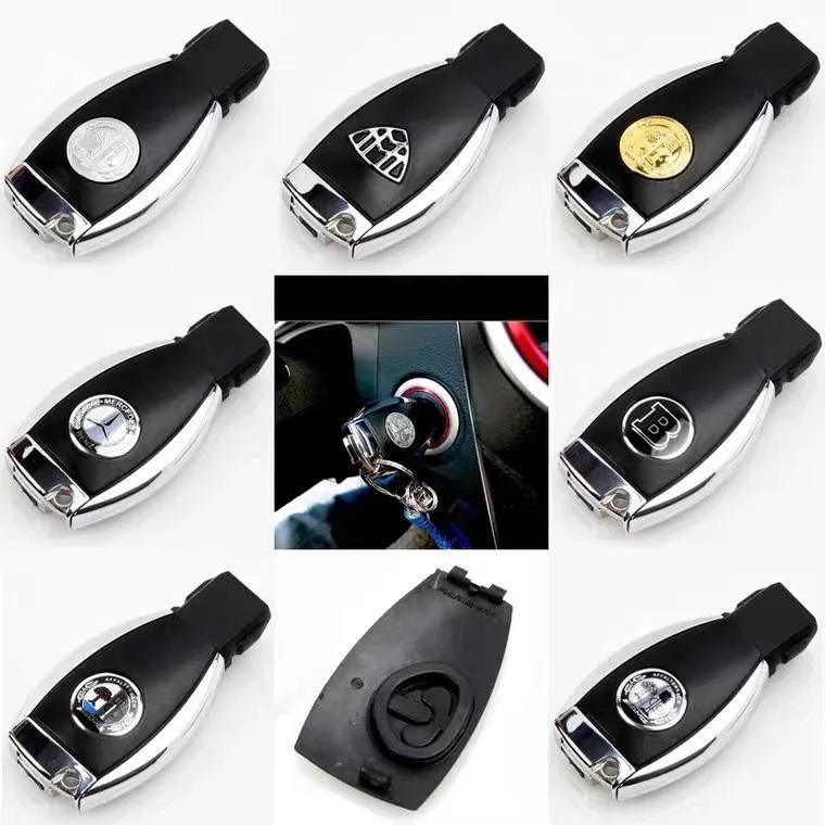 ABS mercedes-benz AMG W210 W212 E63 W202 W205 W207 AMG GT GLS G63 cubierta de llave de árbol de manzana Clase A Clase C Clase E CLA GLA GLC
