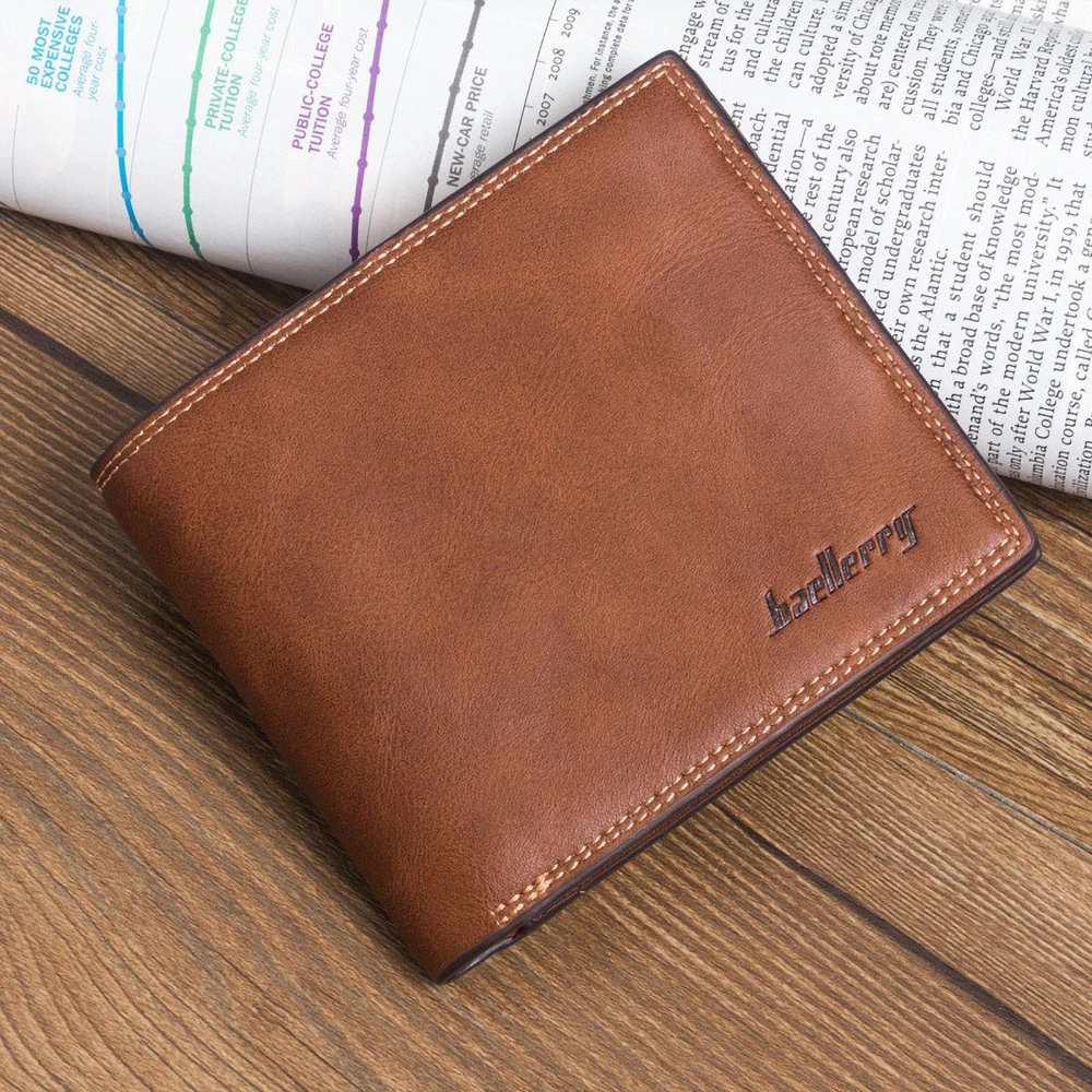 Baellerry Butterweiche, schlanke Geldbörse für Herren, minimalistischer Kartenhalter aus PU-Leder – Vordertasche, RFID-blockierender Geld-Organizer – Detail 9