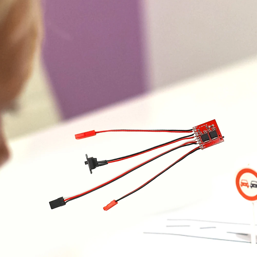 ESC-borstel Elektronische motorsnelheidsregelaar Meerkleurige mini geborstelde elektrische snelheidsregelaar Geborstelde ESC voor RC-automodel