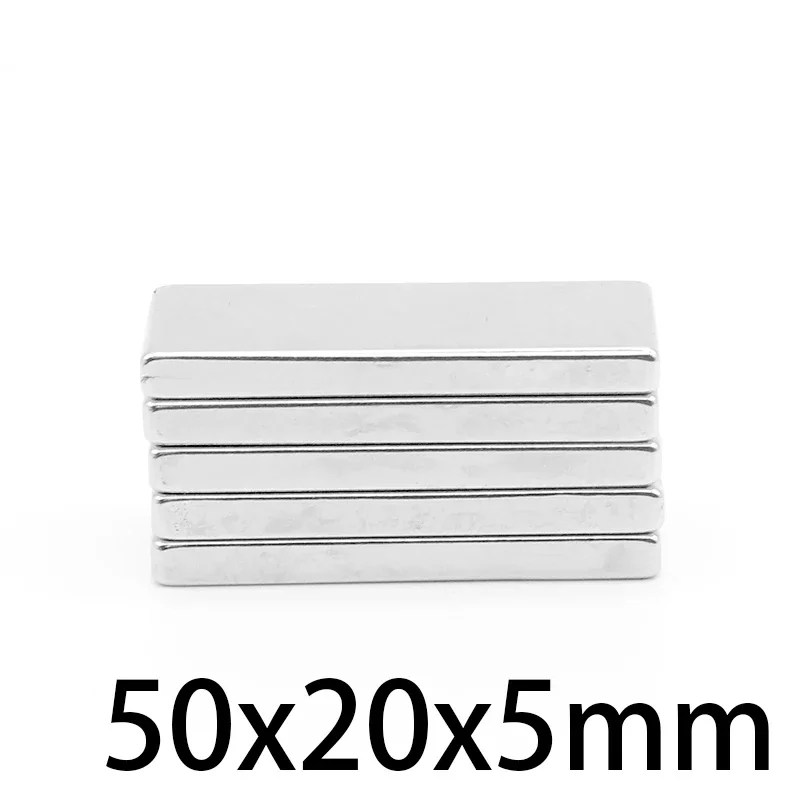 50x20x5 Powerful Quadrate Magnets 50mmX20mm Powerful  Magnet 50x20x5mm For Home Refrigerators, Offices DIY 50*20*5