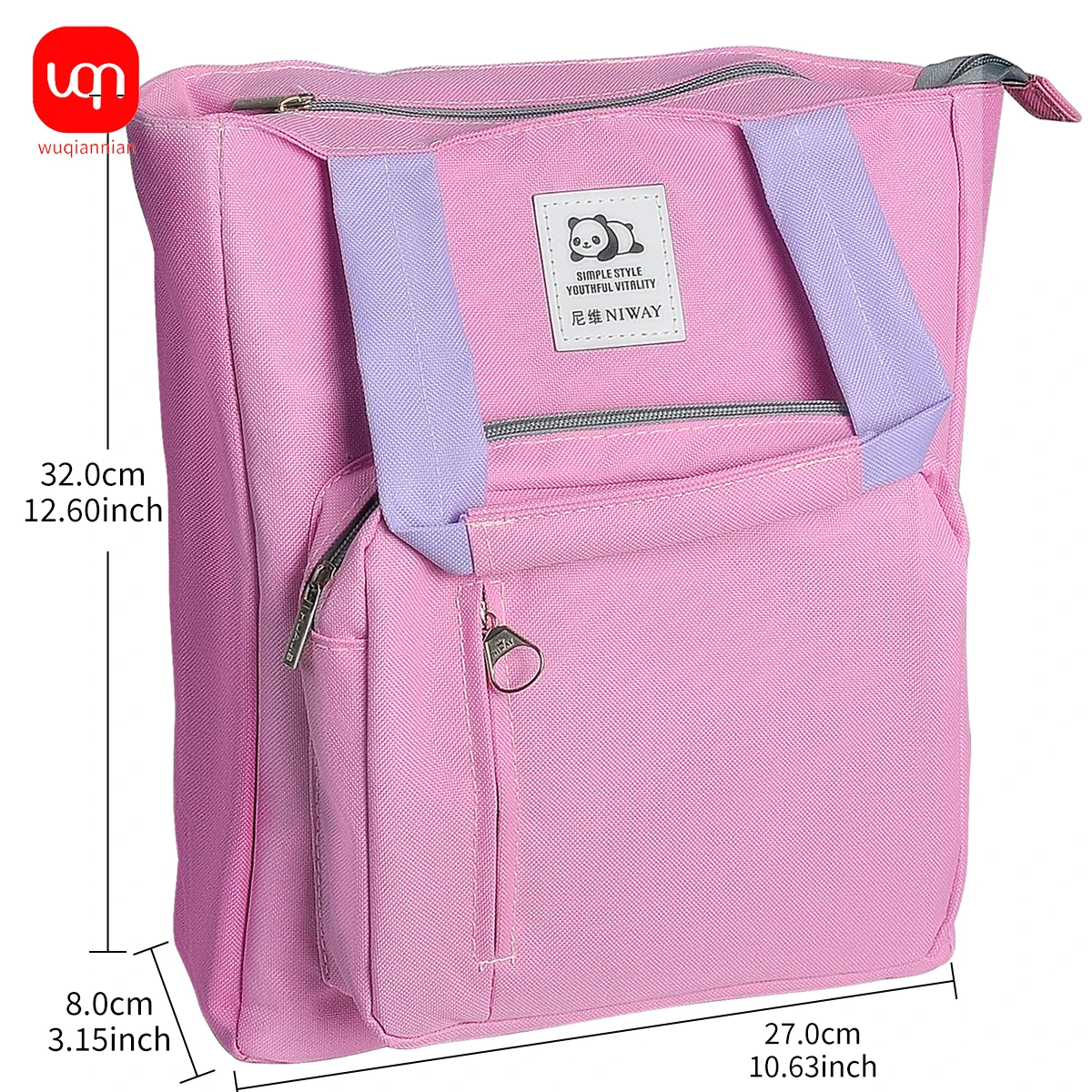 Image 7: Sac de Tuteur Portable en Toile de Dessin Animé pour Étudiant, Sacoche de Rangement pour Documents Morandi, Oxford Grill, 3 Couleurs