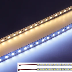 LED 바 조명, 단단한 스트립 알루미늄 LED 조명, 실내 캐비닛 조명, 12V SMD5054, 25cm, 18LED, 50cm, 36LED, 5 개, 10 개, 20 개