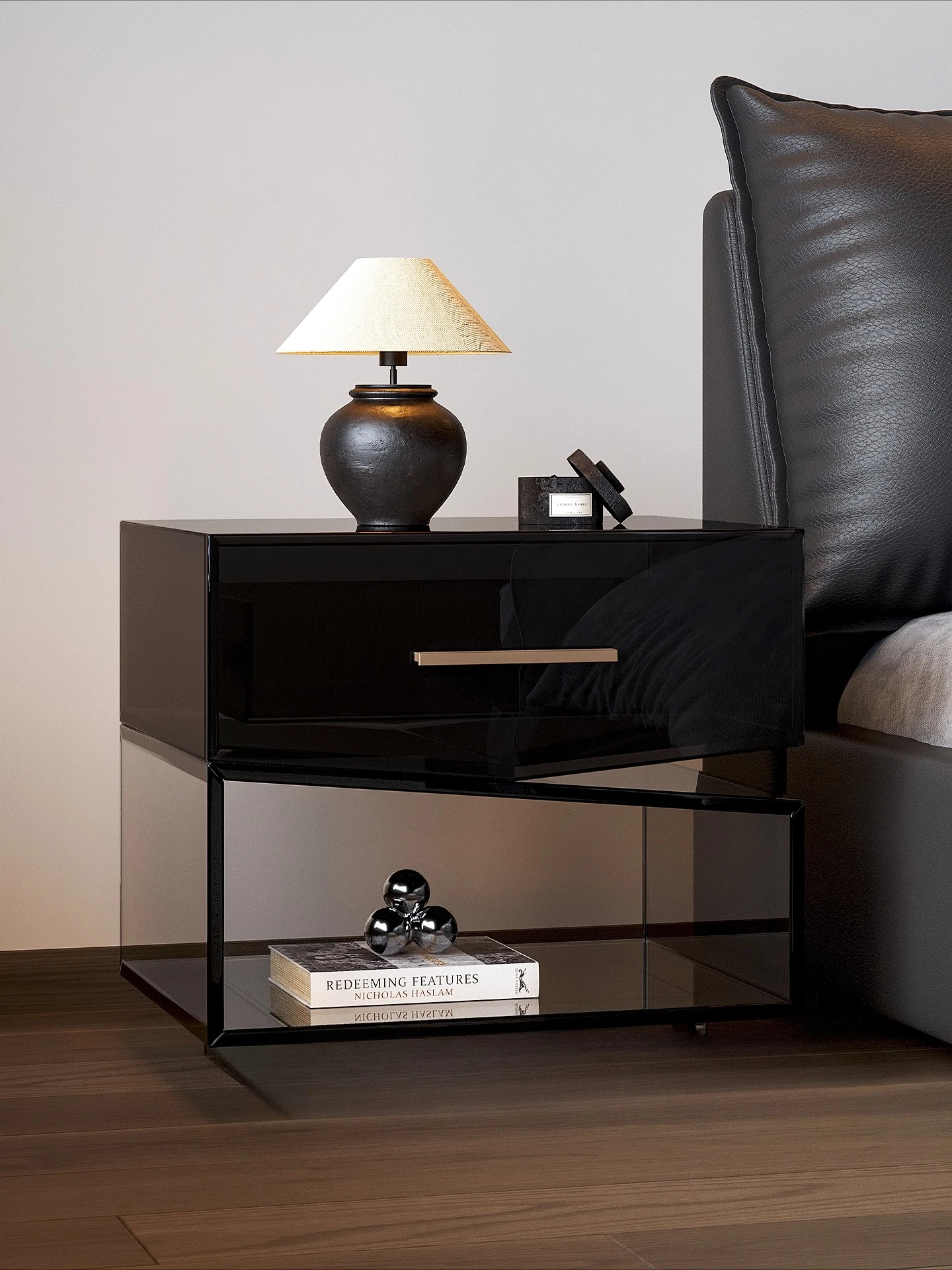

bedside table, window side table, household bedroom bedside table, niche side table