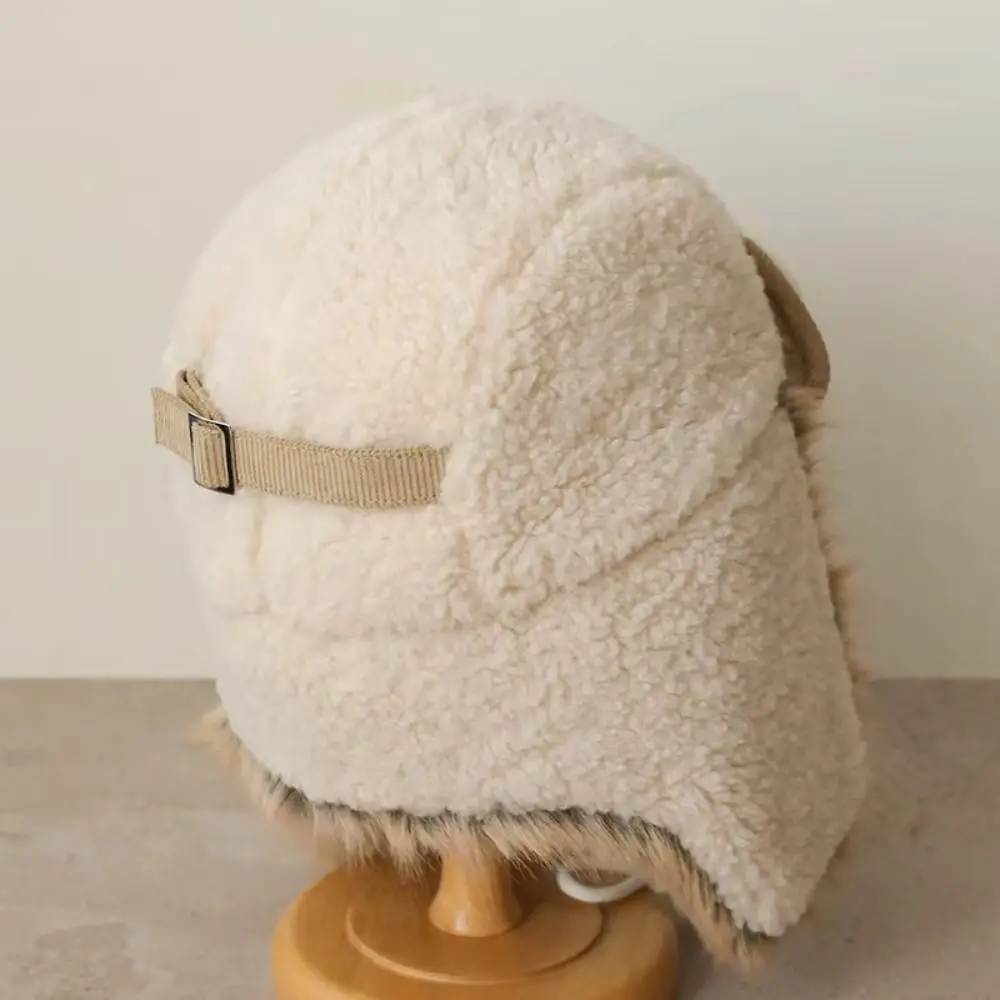 Weiche, winddichte Wintermütze für Piloten, kältebeständig, warm, Skimütze mit Ohrenschutz, verdickte Ohrenschützer, zum Skifahren. – Detail 6