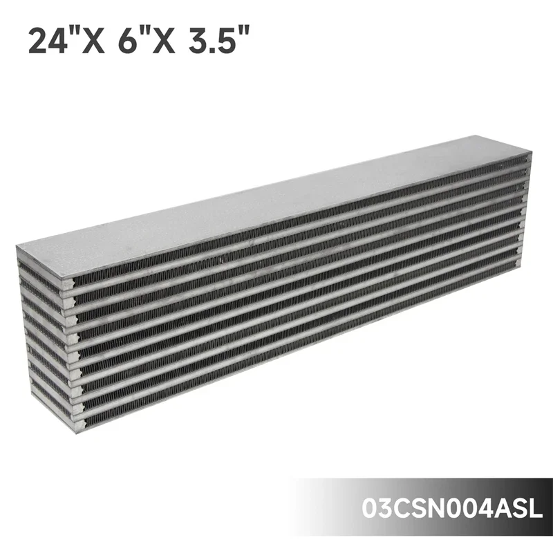 

Intercooler Core 24X 6X 3.5in/610x152x89mm Performance Bar and Plate Design Universal DIY