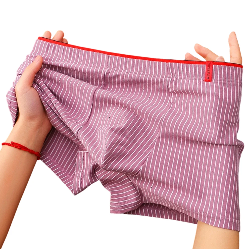 

Breathable Trunks Cotton Underwear Casual Wear Home Relaxation Classic Style Comfortable Fit Elastic Waistband