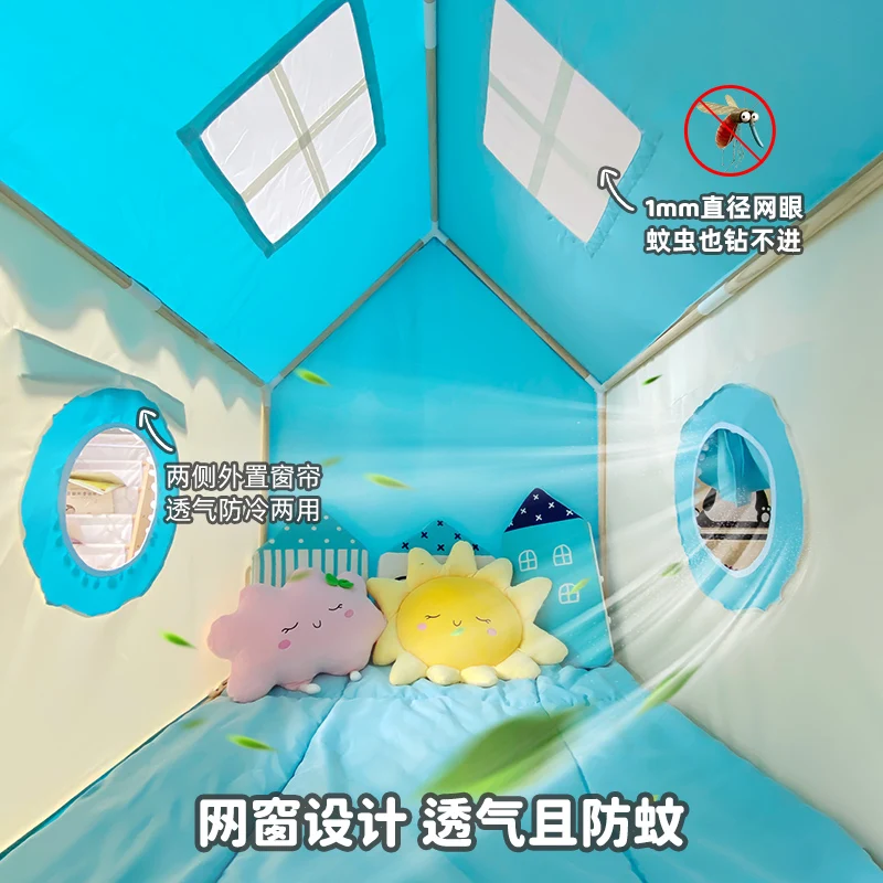 イン子供テントゲームハウス女の子プリンセスおもちゃの家屋内小さな家赤ちゃん睡眠独立したベッドギフト