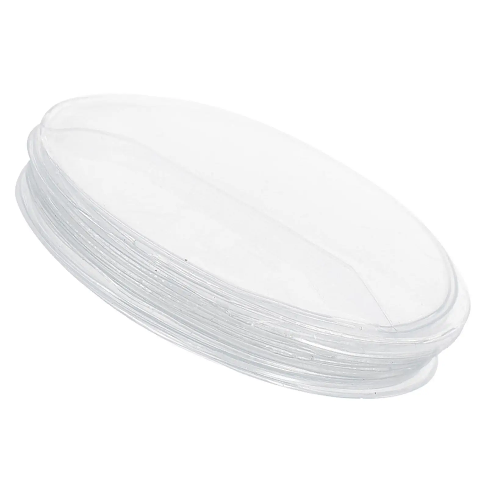 50Pcs Clear Round PVC Badge Protector Covers Scratch Resistant Display Protector Cases for 58Mm Button Badge Collection