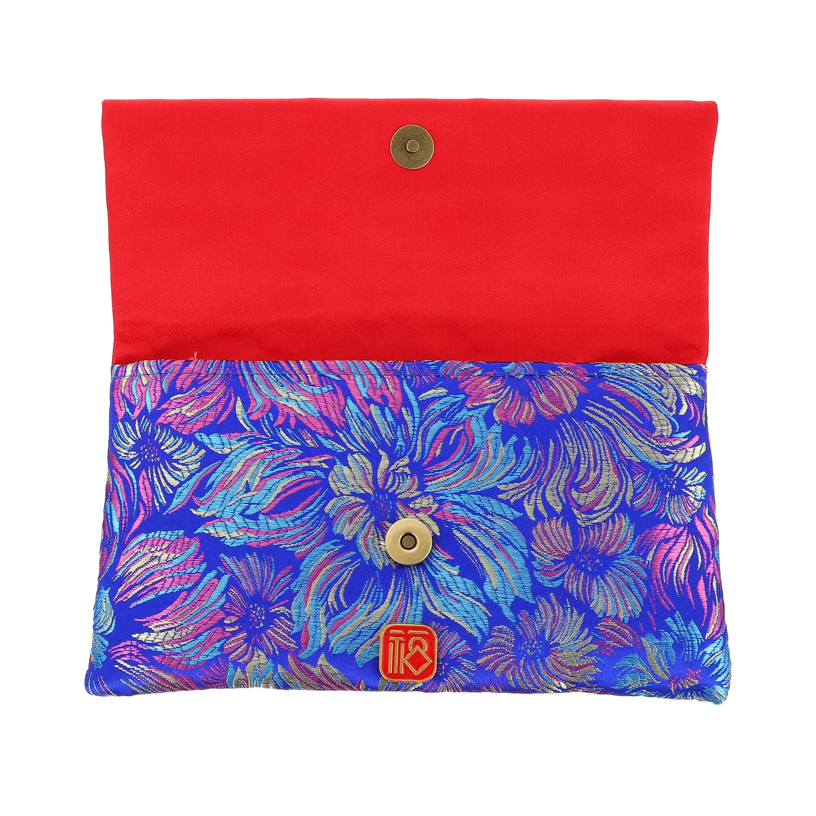 

1Pcs Fulu Red Envelope Premium Cloth Embroidery Money Pouch Chinese Style Gift Red Packet New Year Celebration Decoration