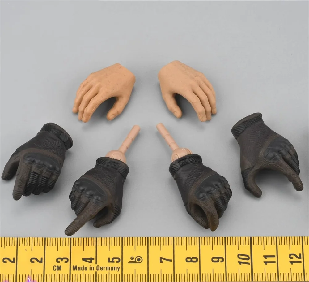 

EASY&SIMPLE ES 26051A NSWDG Male Soldier Solid Shoe Boots PVC Material Gloved Hand Types Accessories For 12" Doll Figure DIY 1/6