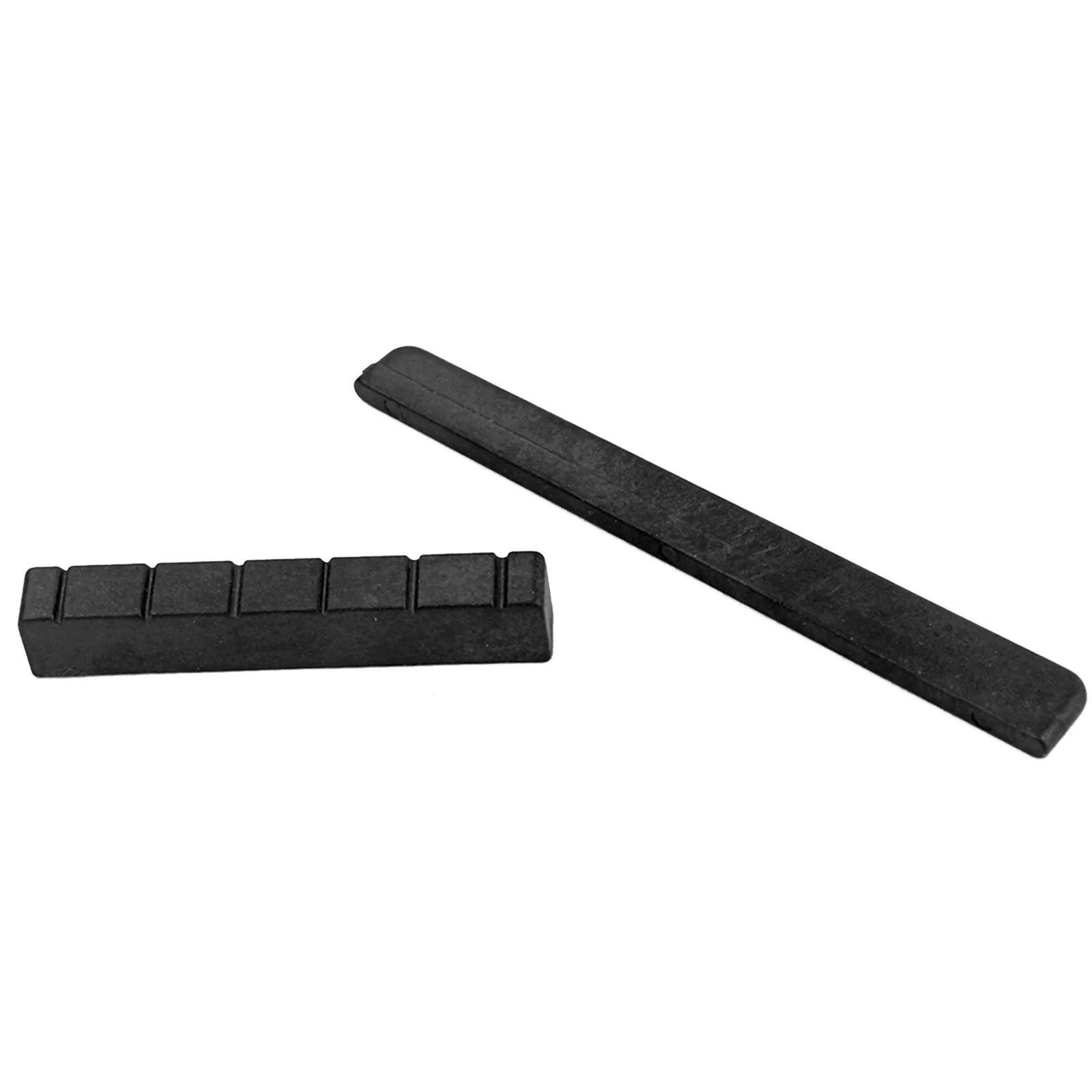 Conjunto de sela de porca de guitarra, preto, fácil de cortar, adequado para acessório de substituição de guitarra clássica, melhora o som, kit de sela e porca