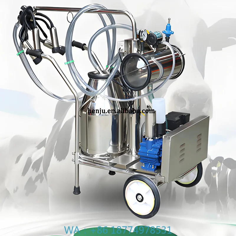 by Engine Portable Goat Cow Milking in StockGood Quality Automatic Nipple Tits Camel Milking Machine New Arrivals