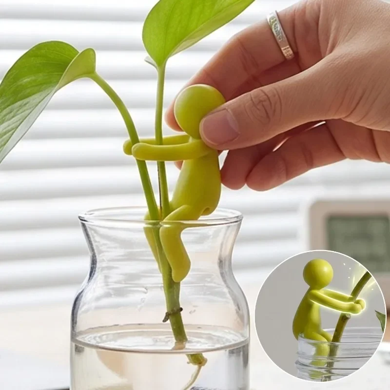 20/1PCS Cute Plant Stand Plastic Plant Support Pile Greenhouse Arrangement Fixed Rod Indoor Flower Plant Vine Climbing Bracket