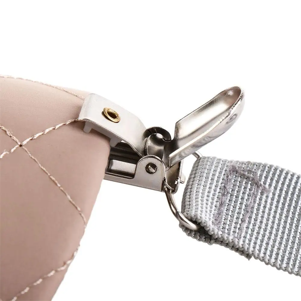 Glove Clip Luggage Travel Hat Clip Belt Buckle Belt Clip Elastic Hat Clip Adjustable Bag Strap Backpack Key Hook Straw Hat Clip