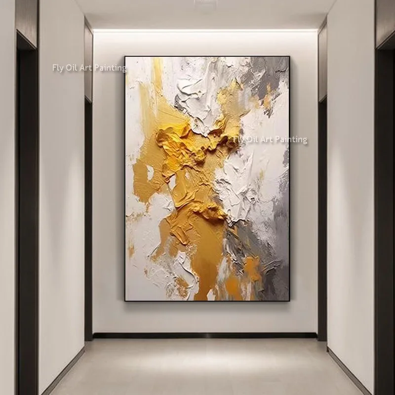 Dipinti ad olio fatti a mano moderno astratto – GMK Design. Design che Illumina: Lampadari e complementi d' arredo