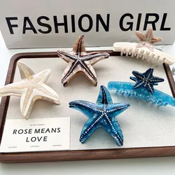 Starfish Claw Hair Clips. Unique and casual summer family style. Acetate, handmade. High - quality. Fashion - trendy.