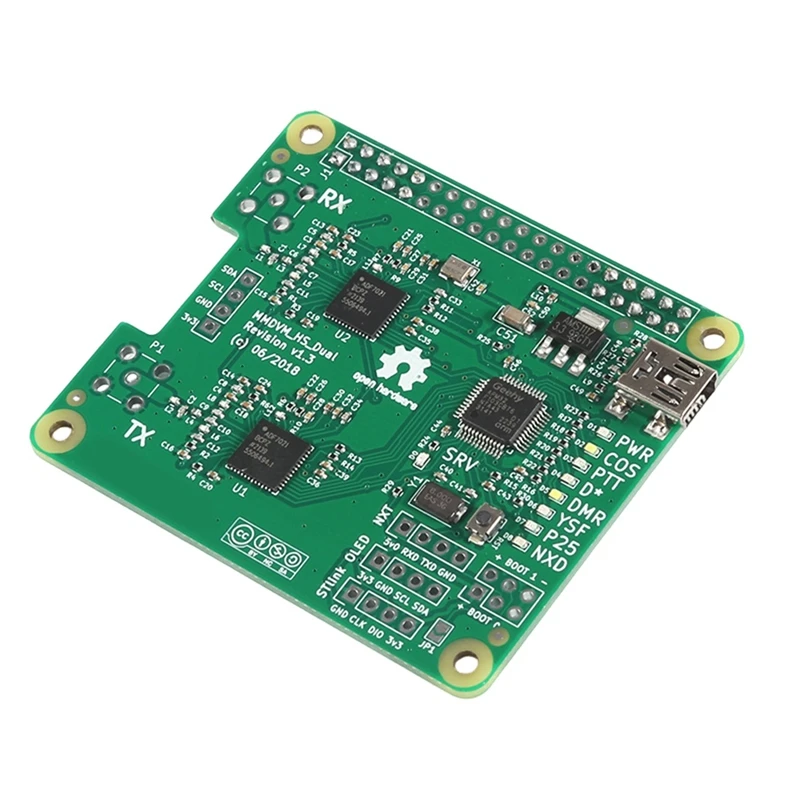 Voor Raspberry Pi Evaluatie Board Mmdvm Relay Dmr P25 Ysf Dstar Digitale Radio Gateway Draadloze Hotspot Board Module