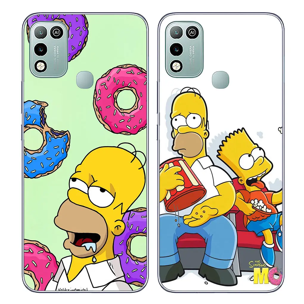 Cute Bart S-Simpson The S-Simpsons Phone Cover Case for Motorola Moto G13 G14 G53 G54 G62 G72 G82 G84 E13 E20 G42 G32 G23 G22