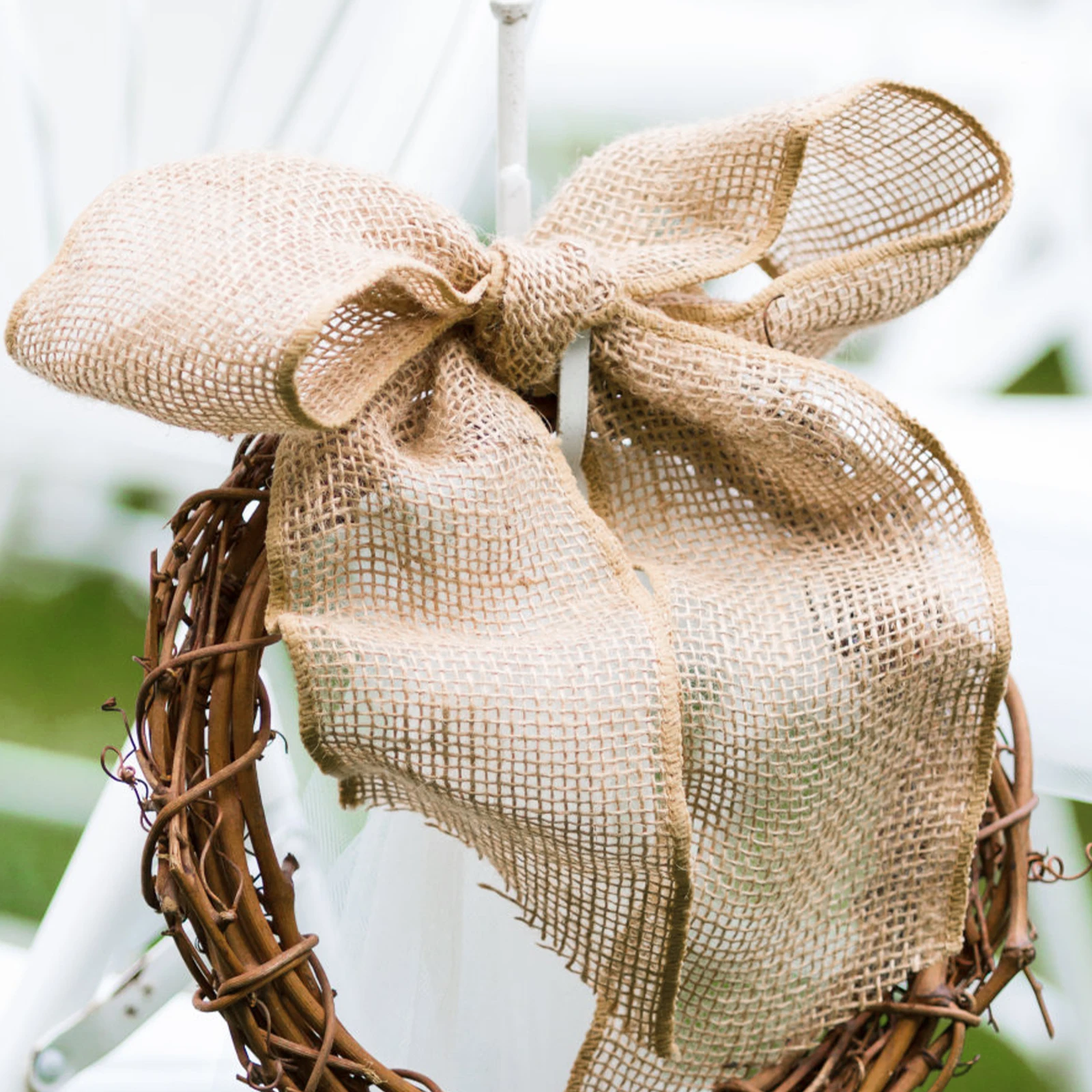 

Jute Cloth Table Runner Rustic Burlap Farmhouse Decor Wedding Party Cotton Linen Durable Useful Long Lasting Easy Store Fold