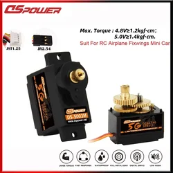 DSpower 5g Micro Digital Servo Mini Servos plastikowy/metalowy silnik z przekładnią do samochodu RC WLtoys k969 k989 k999 Mini Q samolot ROBOT