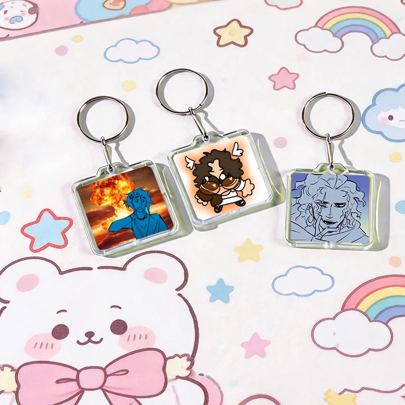 E-Epic the Musical O-Odysseus Acrylic Keychain Handmade Hanging for Clothes Backpack Decoration Accessories Gifts with Friends