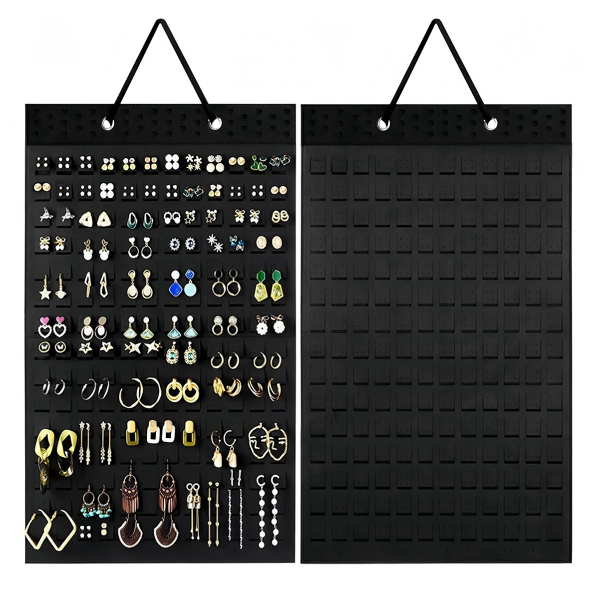 Hanging Earring Holder Organiser, Brooch Pin Display Board Stud Earring Organisers Storage Earring Holder Organizer