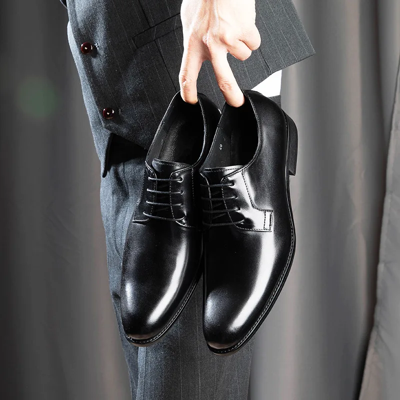 Men Shoes Leather Formal Men‘s Shoes Oxfords Male Wedding Party Office Business Shoe Male Zapatos De Hombre