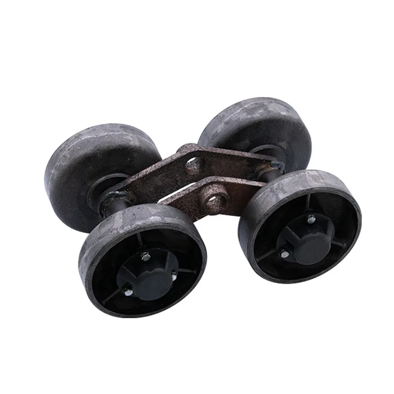 Heavy-Duty Idler Wheel Assembly for Exploration Vehicle Rubber Track Chassis Loader Excavator Floating Wheel Replacement Part