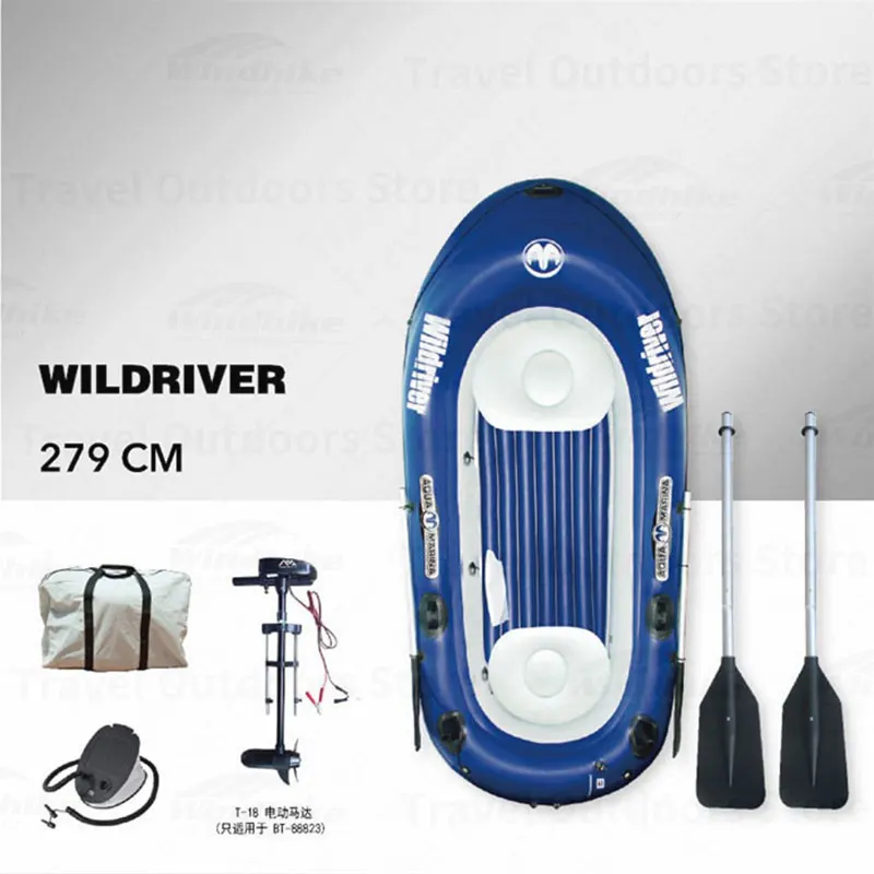 AQUA MARINA WILDRIVER Inflatable Boats Leisure Fishing Boat Rubber Inflatable PVC Boat Kayak For Fish Double Persons With Paddle