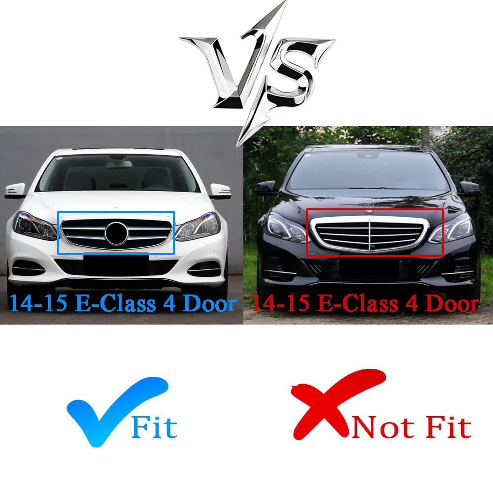 Car Front Facelift Grill Sport Front Grille Fit for Mercedes Benz W212 E-Class 2014-2015 Four Doors