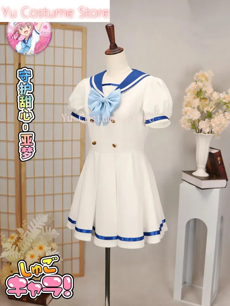 Shugo Chara Hinamori Amu Sailor Suits Dress Cosplay Costume Cos Game Anime Party Uniform Hallowen Play Role Clothes Clothing