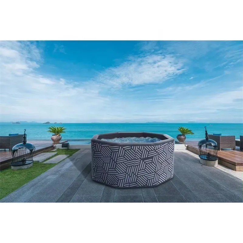 IFUNWOD Drop Stitch Inflatable Swimming Container Ice Cold Therapy Box Outdoor Bathtub Pools