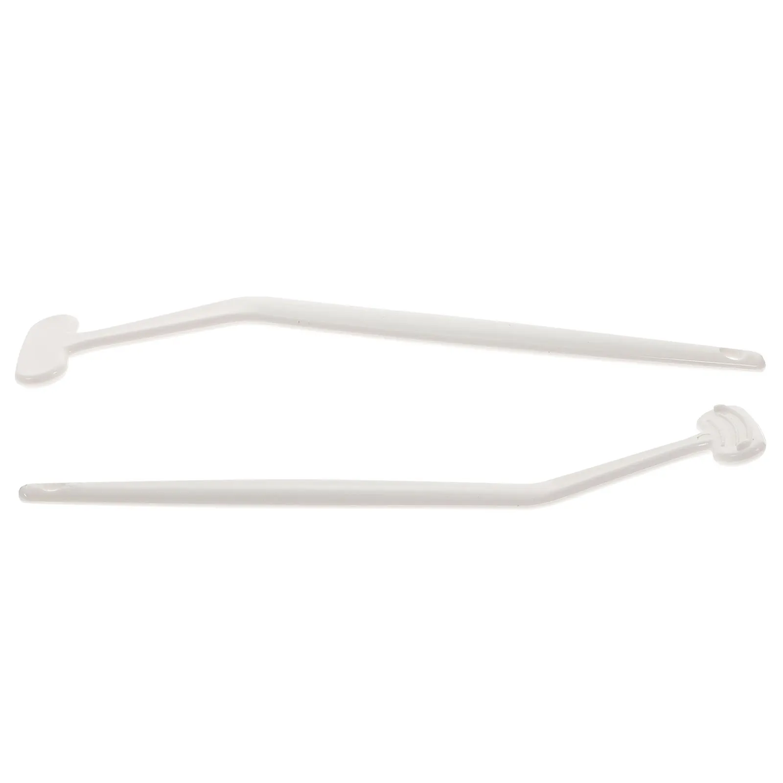 

2Pcs Plastic Tongue Scrapers Fine Workmanship Tongue Cleaning Brush for Home Use Safe Comfortable Oral Care Solution