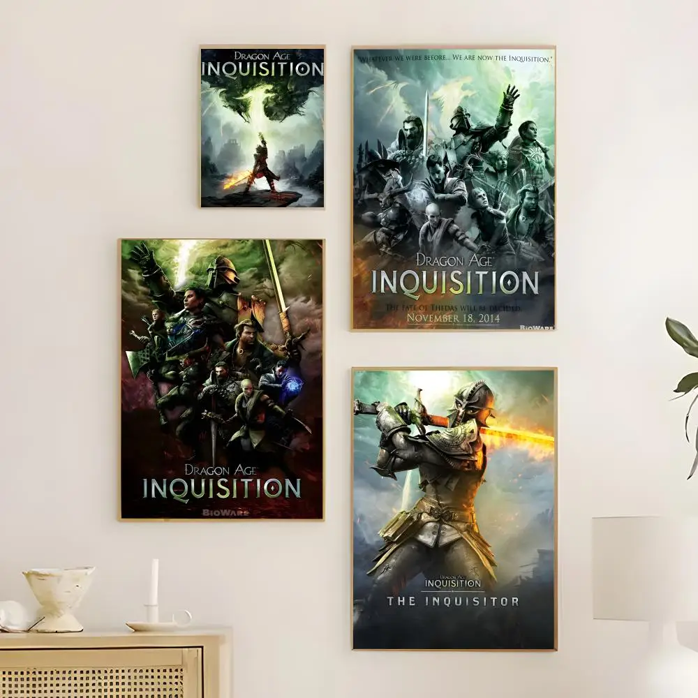 game Dragon Age Inquisition Poster  Poster Print Wall Art Pictures Canvas Painting Living Room Bedroom Home Decor